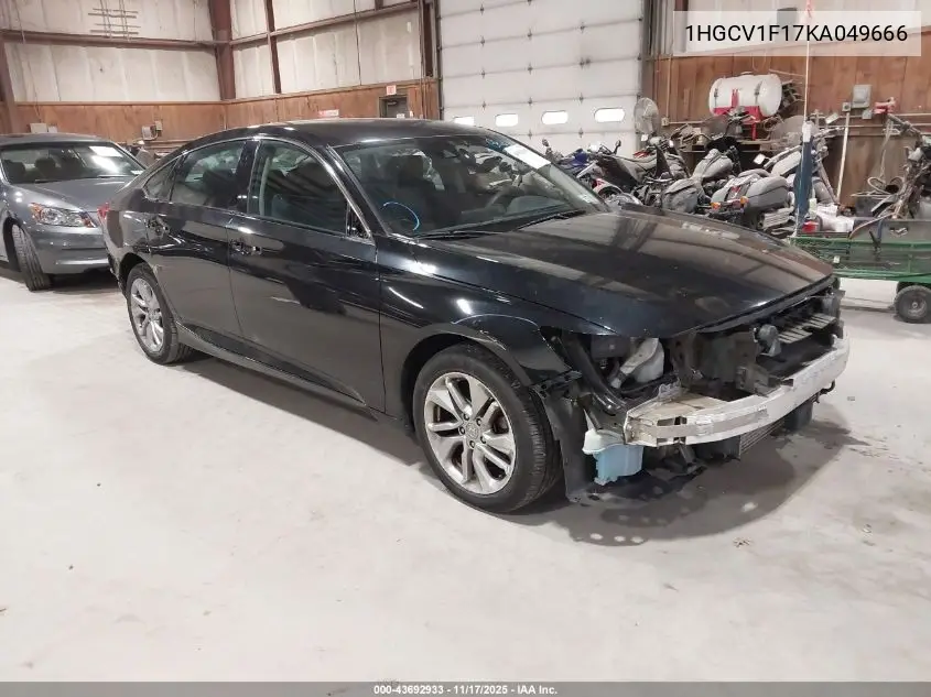 1HGCV1F17KA049666 2019 Honda Accord Lx