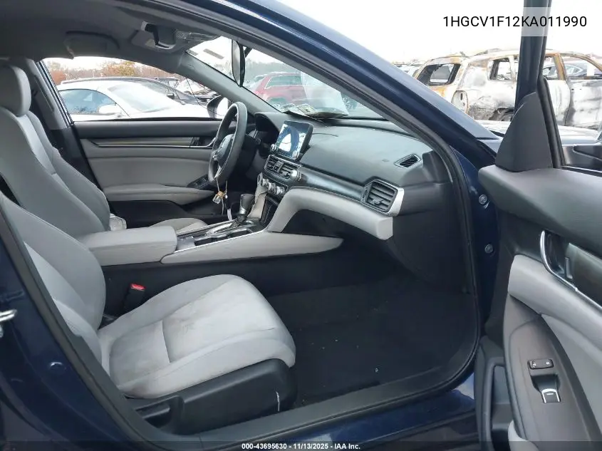 1HGCV1F12KA011990 2019 Honda Accord Lx