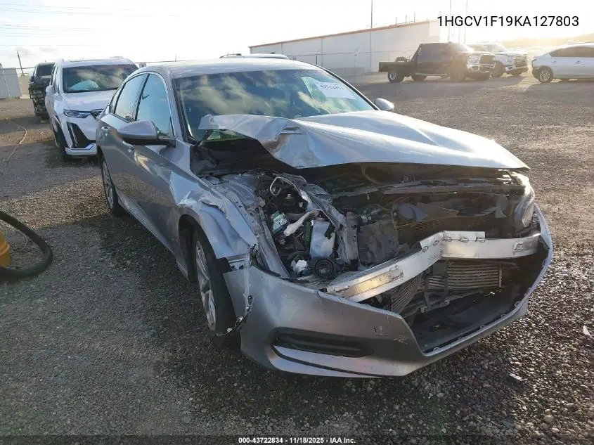1HGCV1F19KA127803 2019 Honda Accord Lx