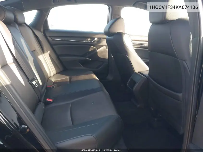 1HGCV1F34KA074106 2019 Honda Accord Sport