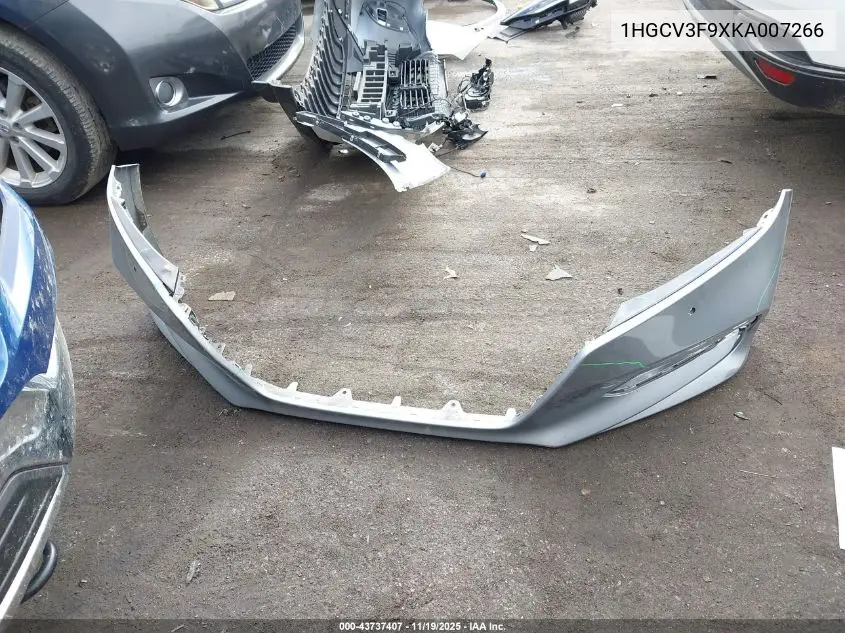 1HGCV3F9XKA007266 2019 Honda Accord Hybrid Touring