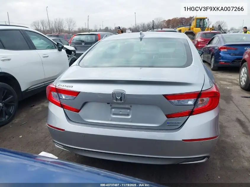 1HGCV3F9XKA007266 2019 Honda Accord Hybrid Touring