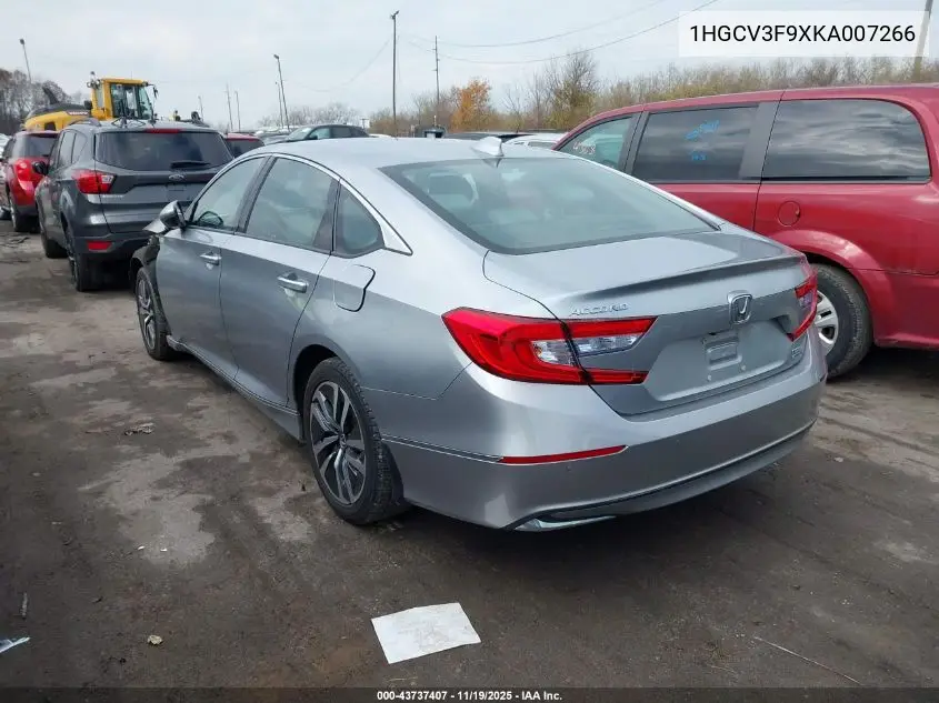 1HGCV3F9XKA007266 2019 Honda Accord Hybrid Touring