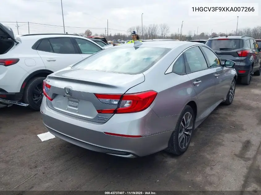 1HGCV3F9XKA007266 2019 Honda Accord Hybrid Touring