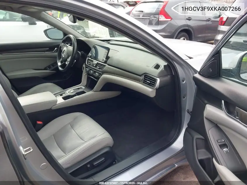 1HGCV3F9XKA007266 2019 Honda Accord Hybrid Touring