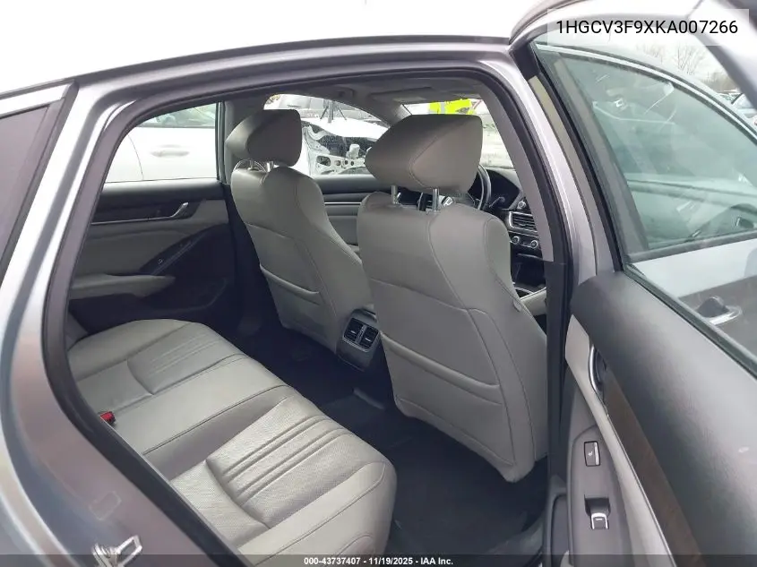 1HGCV3F9XKA007266 2019 Honda Accord Hybrid Touring