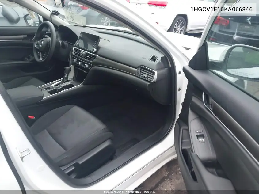 1HGCV1F16KA066846 2019 Honda Accord Lx