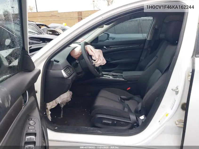 1HGCV1F46KA162244 2019 Honda Accord Ex