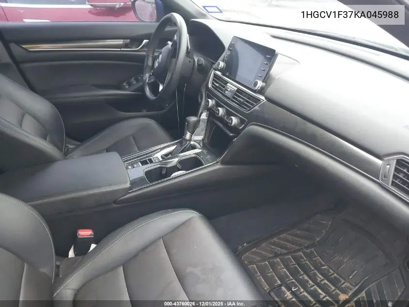 1HGCV1F37KA045988 2019 Honda Accord Sport
