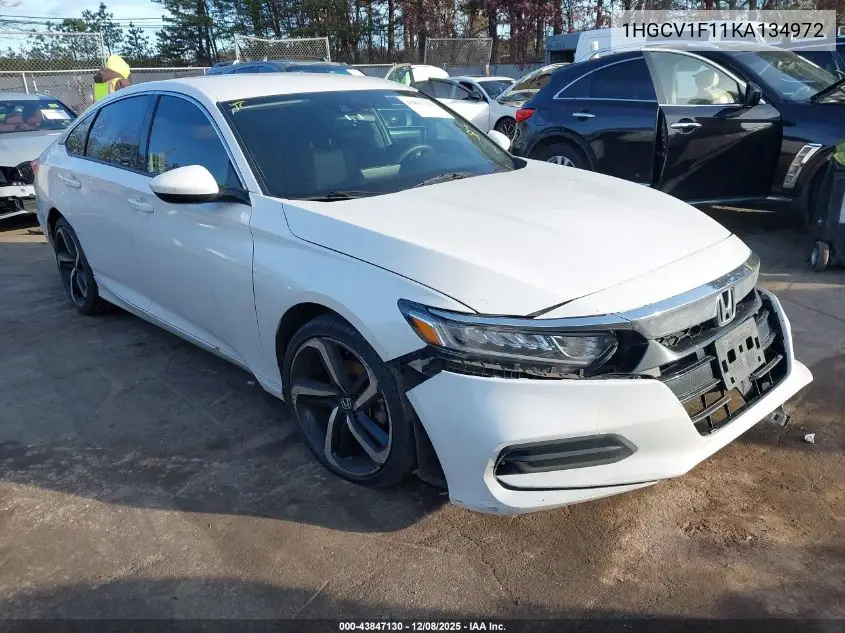 1HGCV1F11KA134972 2019 Honda Accord Lx
