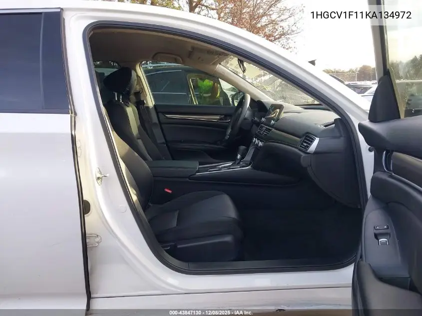 1HGCV1F11KA134972 2019 Honda Accord Lx