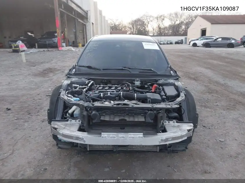 1HGCV1F35KA109087 2019 Honda Accord Sport