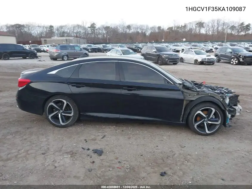 1HGCV1F35KA109087 2019 Honda Accord Sport