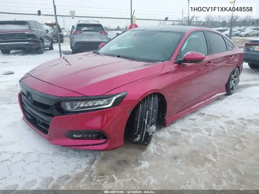 1HGCV1F1XKA048558 2019 Honda Accord Lx