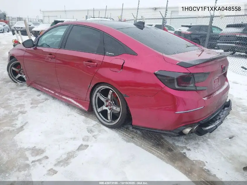1HGCV1F1XKA048558 2019 Honda Accord Lx