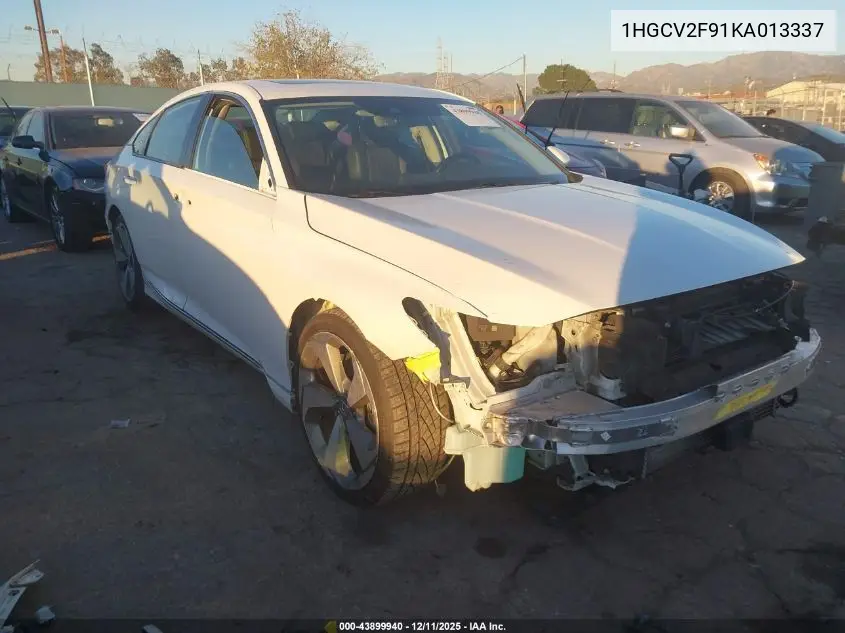 1HGCV2F91KA013337 2019 Honda Accord Touring 2.0T