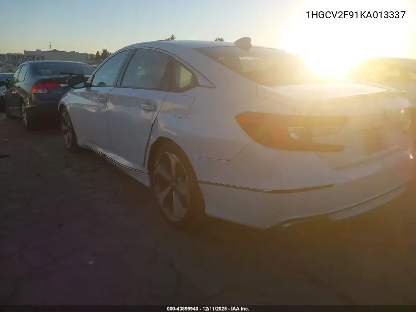 1HGCV2F91KA013337 2019 Honda Accord Touring 2.0T