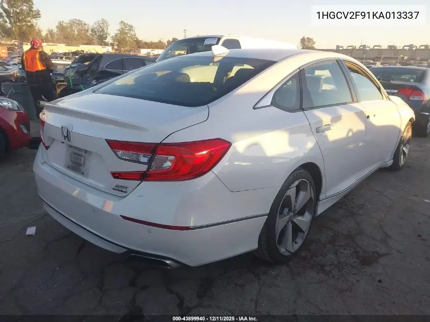 1HGCV2F91KA013337 2019 Honda Accord Touring 2.0T