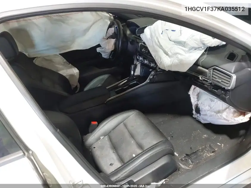 1HGCV1F37KA035512 2019 Honda Accord Sport