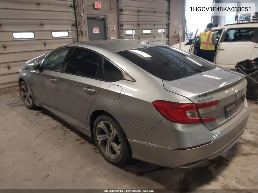 1HGCV1F48KA033051 2019 Honda Accord Ex