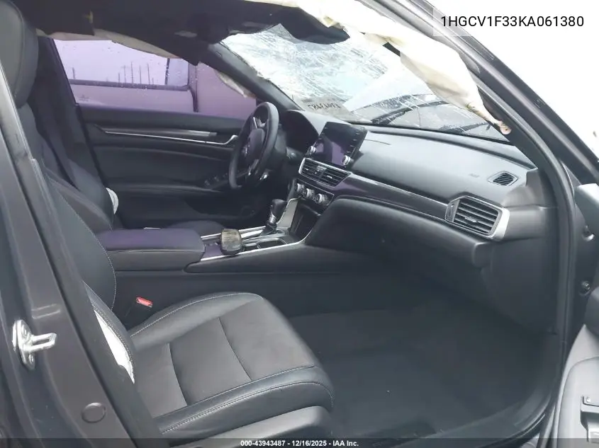 1HGCV1F33KA061380 2019 Honda Accord Sport
