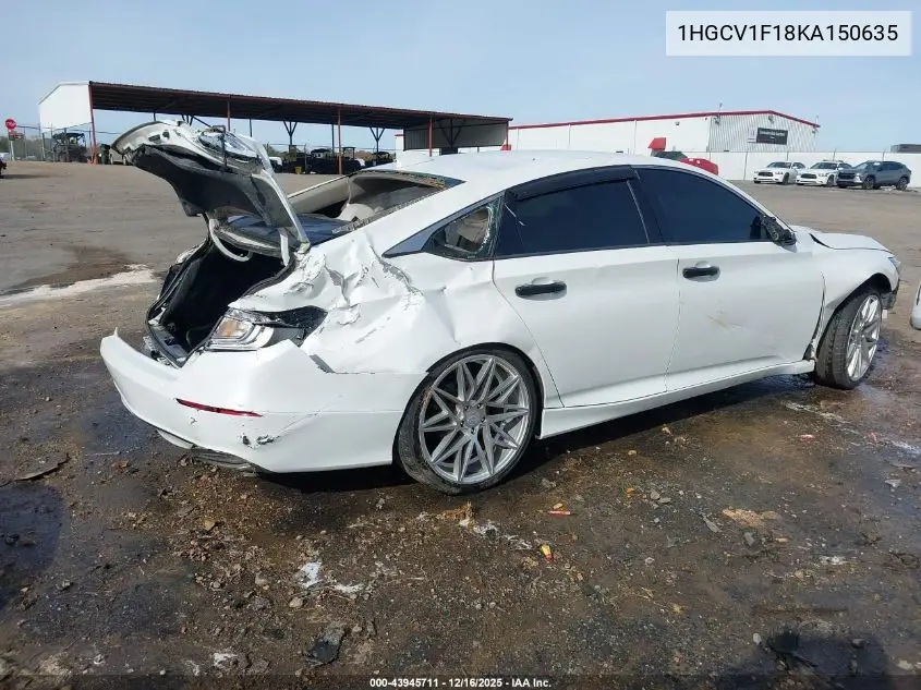 1HGCV1F18KA150635 2019 Honda Accord Lx
