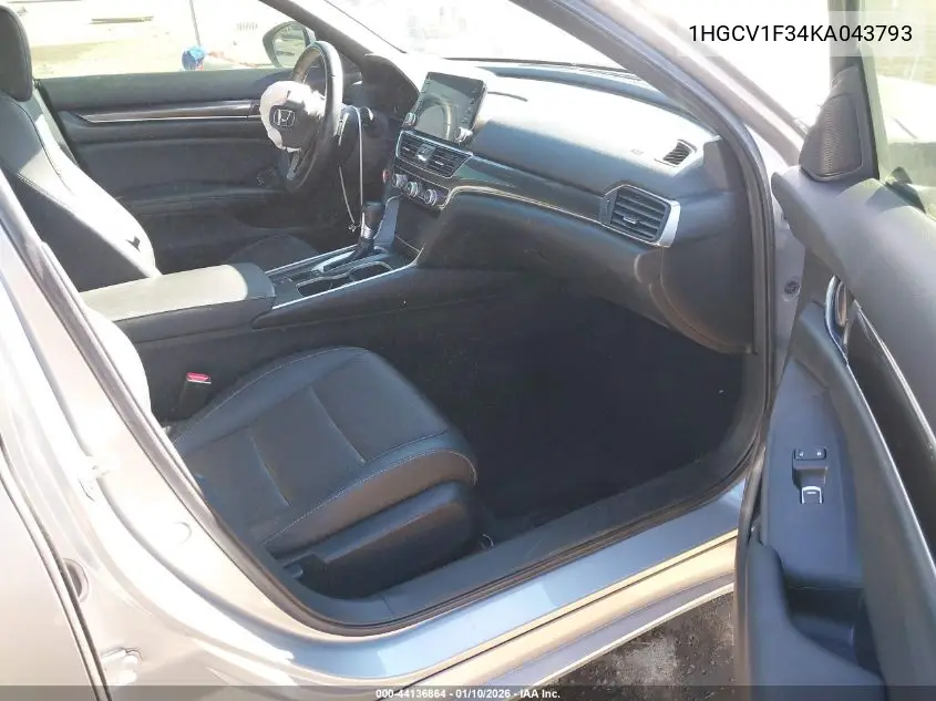 1HGCV1F34KA043793 2019 Honda Accord Sport