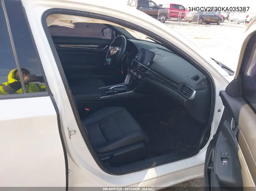 1HGCV2F30KA035387 2019 Honda Accord Sport 2.0T
