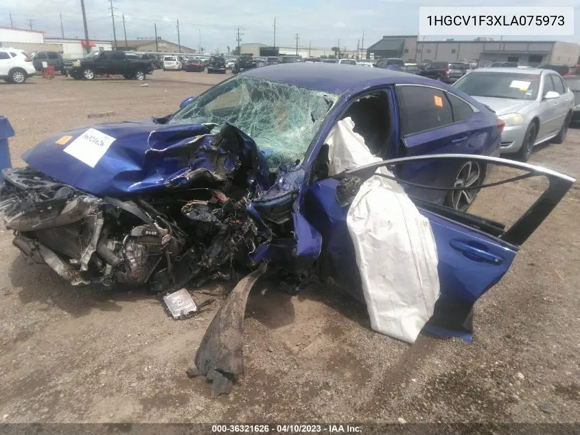 1HGCV1F3XLA075973 2020 Honda Accord Sport