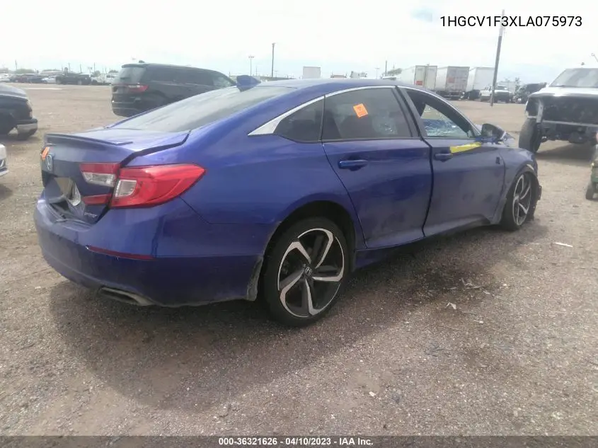 1HGCV1F3XLA075973 2020 Honda Accord Sport