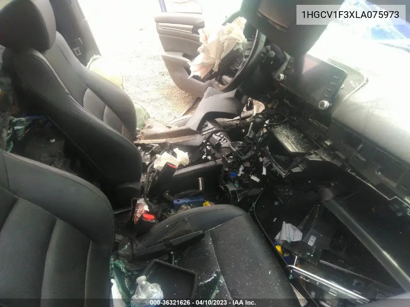 1HGCV1F3XLA075973 2020 Honda Accord Sport