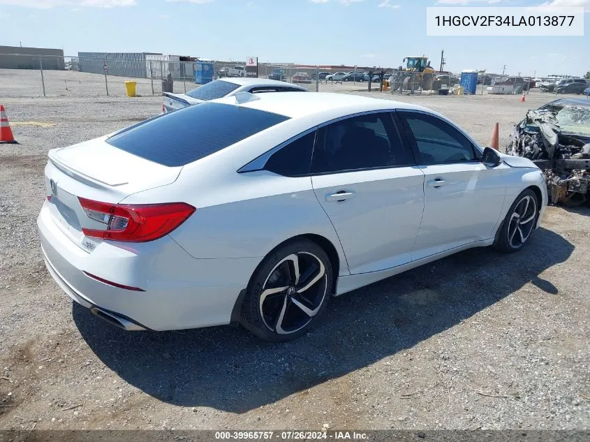 2020 Honda Accord Sport 2.0T VIN: 1HGCV2F34LA013877 Lot: 39965757