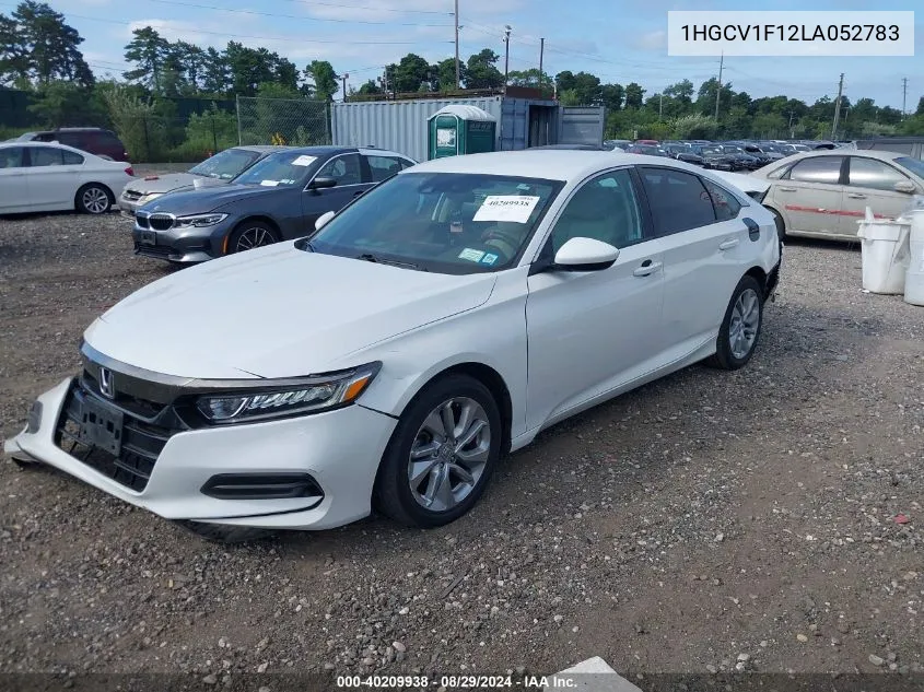 2020 Honda Accord Lx VIN: 1HGCV1F12LA052783 Lot: 40209938