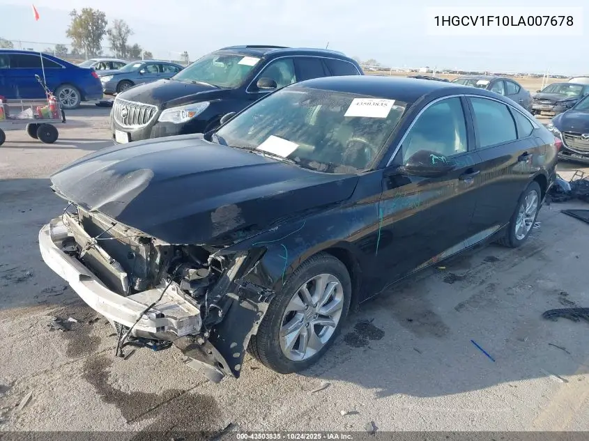1HGCV1F10LA007678 2020 Honda Accord Lx