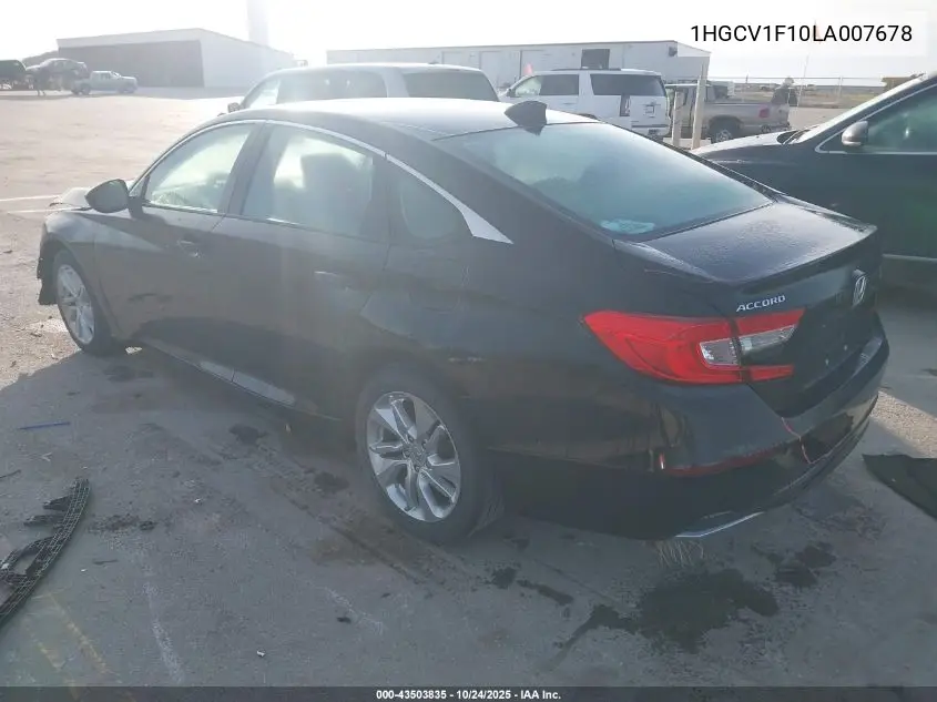 1HGCV1F10LA007678 2020 Honda Accord Lx
