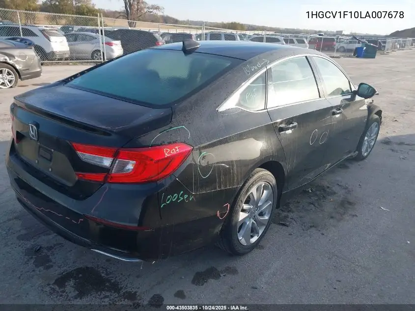 1HGCV1F10LA007678 2020 Honda Accord Lx
