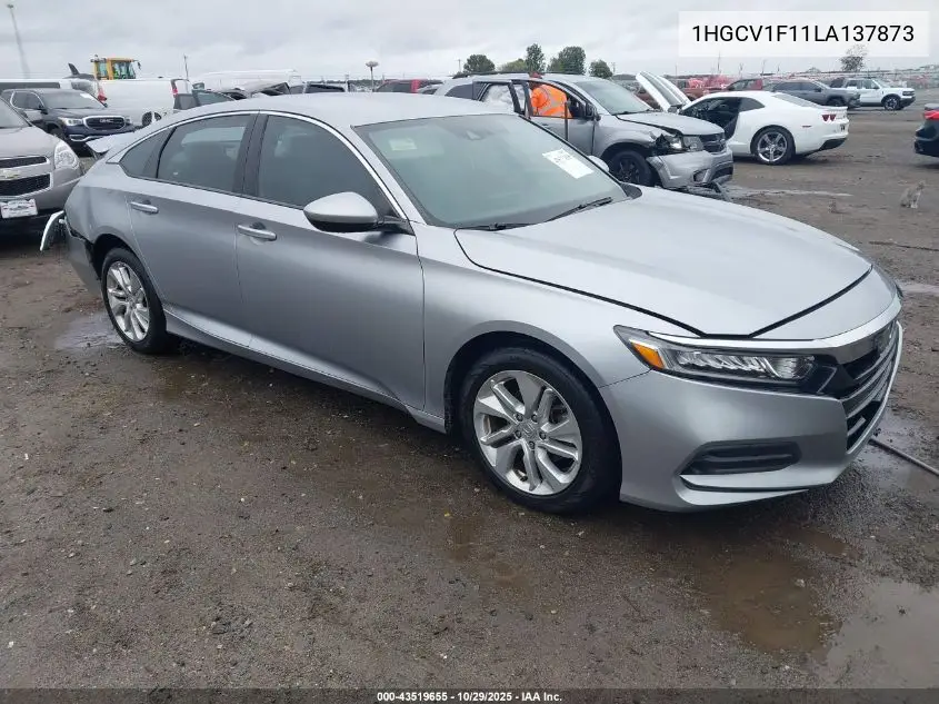 1HGCV1F11LA137873 2020 Honda Accord Lx