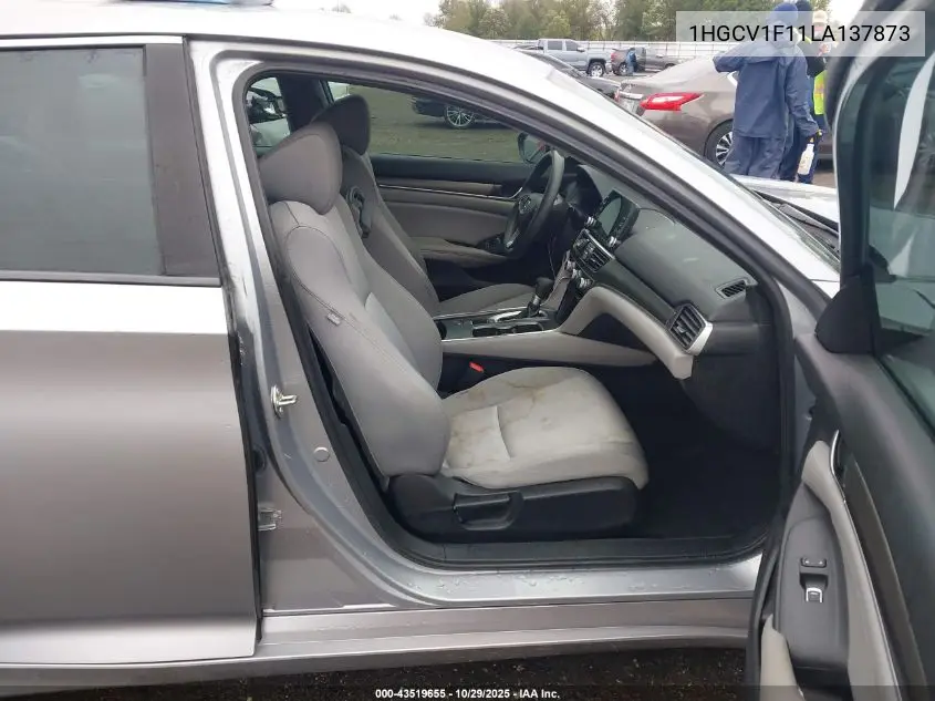 1HGCV1F11LA137873 2020 Honda Accord Lx