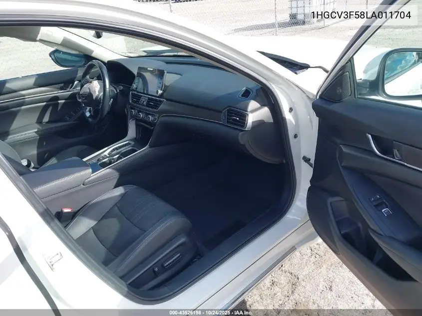 1HGCV3F58LA011704 2020 Honda Accord Hybrid Ex-L