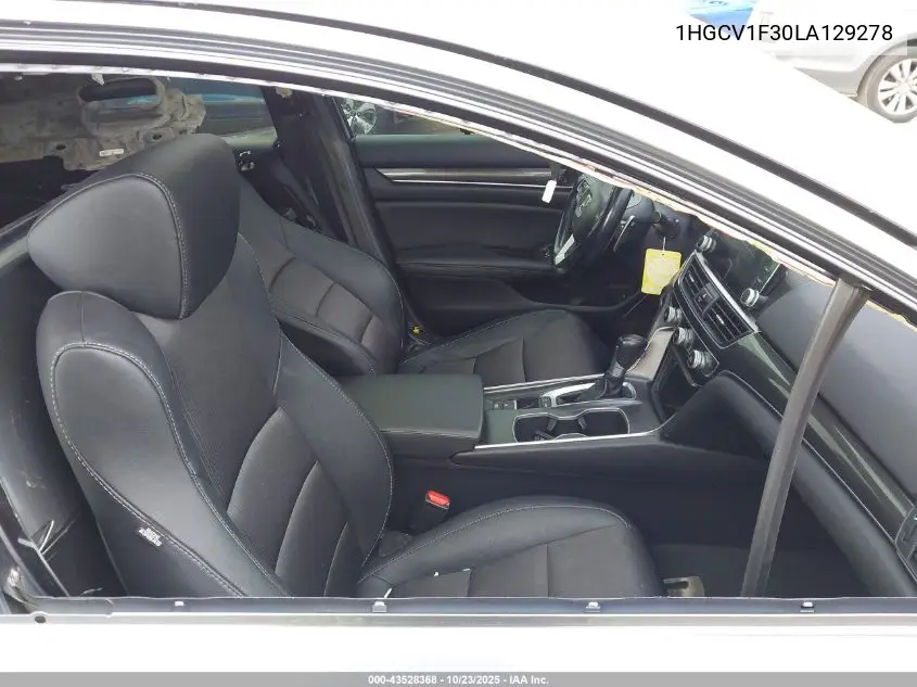 1HGCV1F30LA129278 2020 Honda Accord Sport