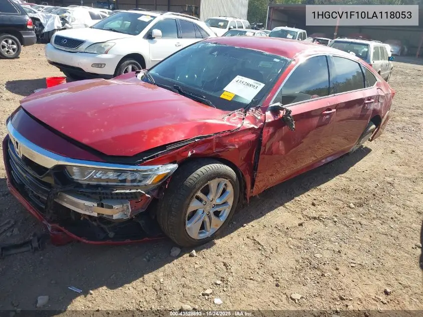 1HGCV1F10LA118053 2020 Honda Accord Lx