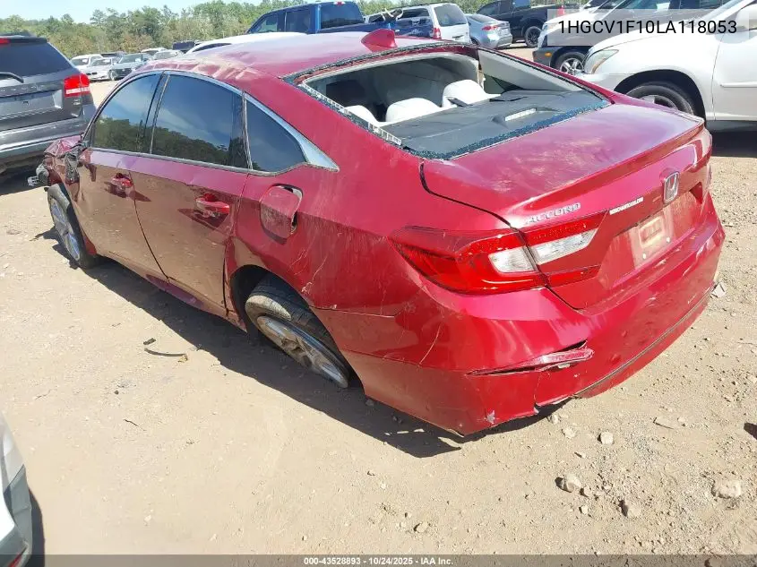 1HGCV1F10LA118053 2020 Honda Accord Lx