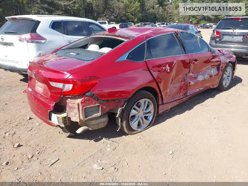 1HGCV1F10LA118053 2020 Honda Accord Lx