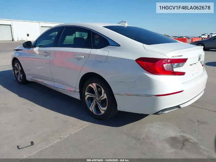 1HGCV1F48LA062678 2020 Honda Accord Ex