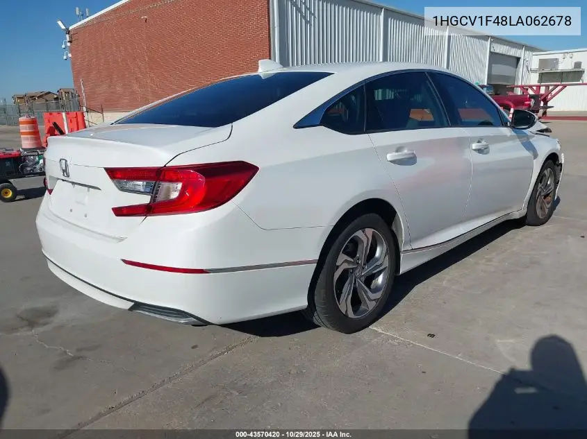 1HGCV1F48LA062678 2020 Honda Accord Ex