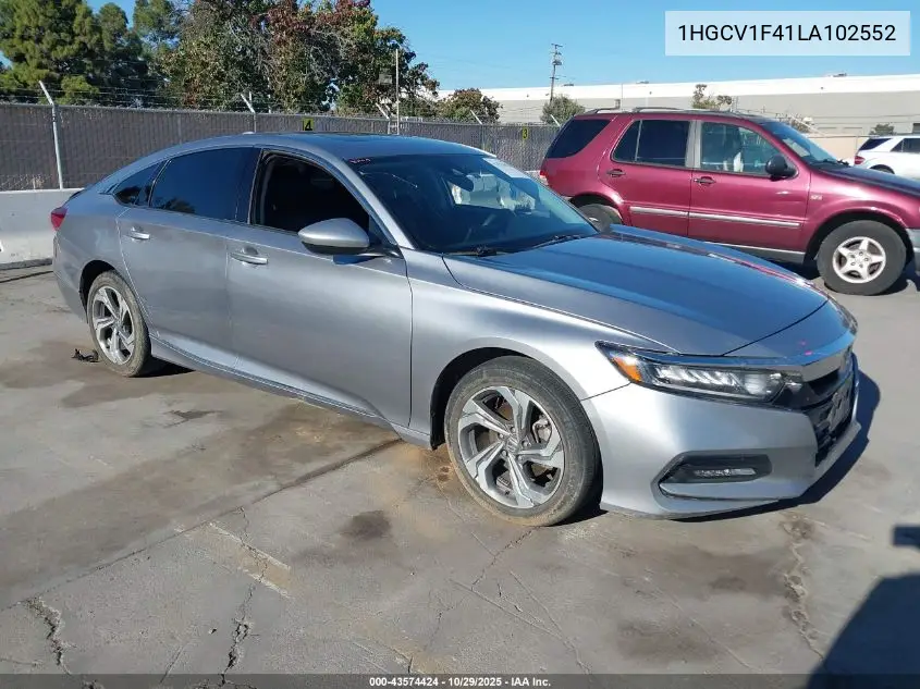1HGCV1F41LA102552 2020 Honda Accord Ex
