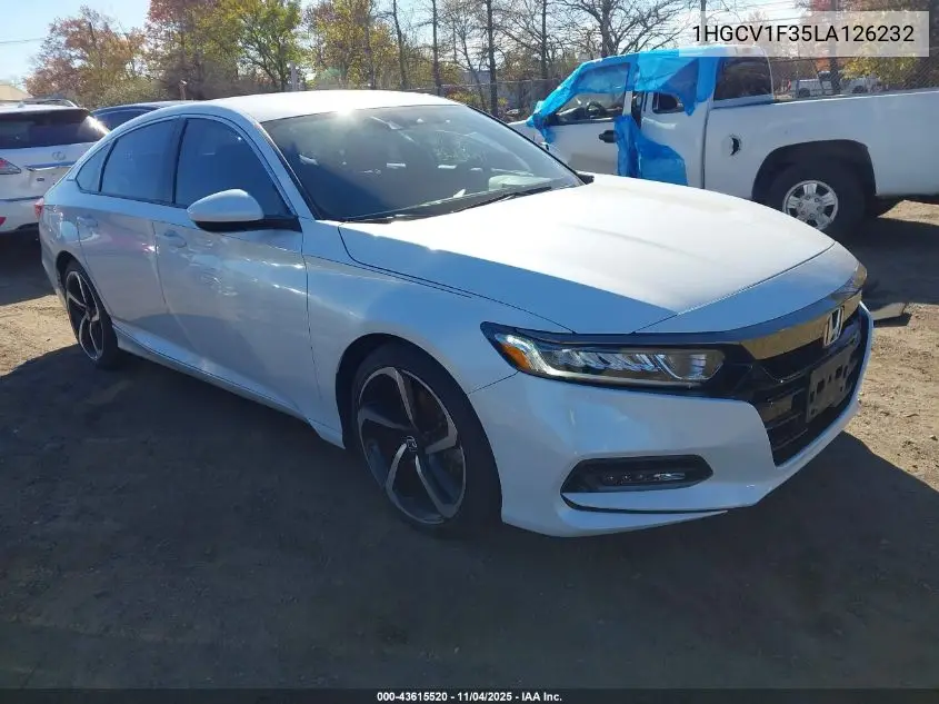 1HGCV1F35LA126232 2020 Honda Accord Sport