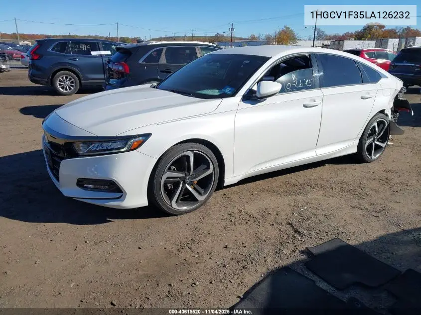 1HGCV1F35LA126232 2020 Honda Accord Sport