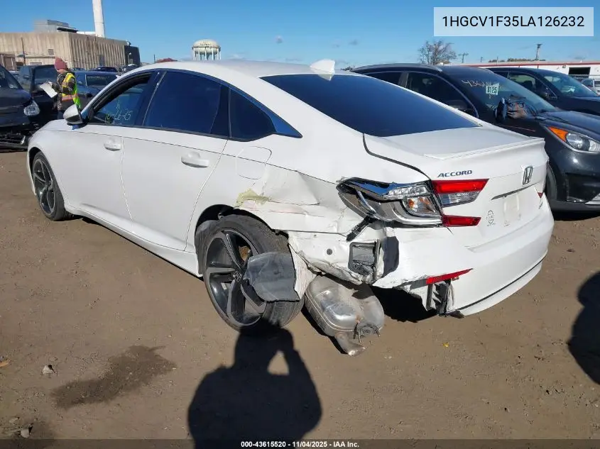 1HGCV1F35LA126232 2020 Honda Accord Sport
