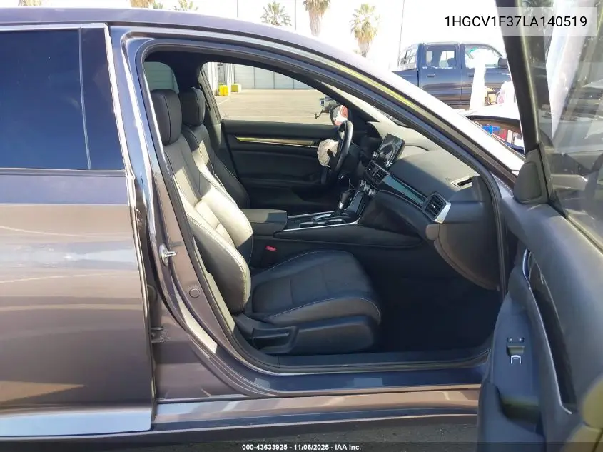 1HGCV1F37LA140519 2020 Honda Accord Sport